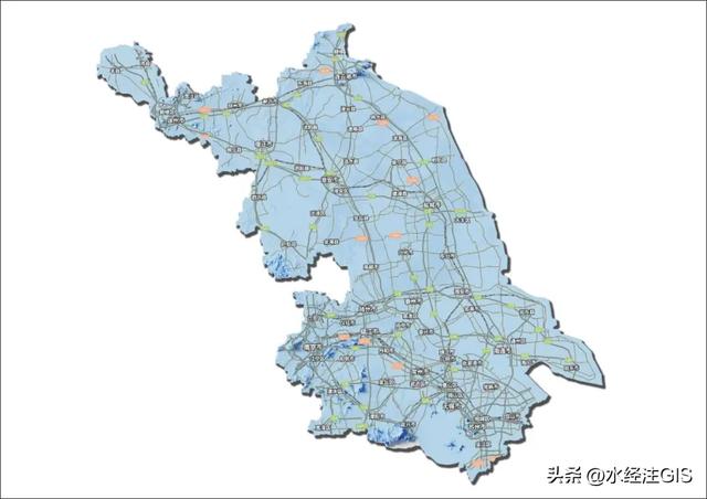 值得收藏的全国各省三维地形图 - 江苏省