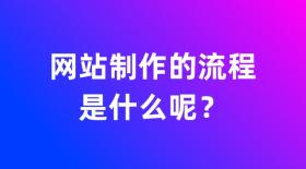 网站制作流程示意图